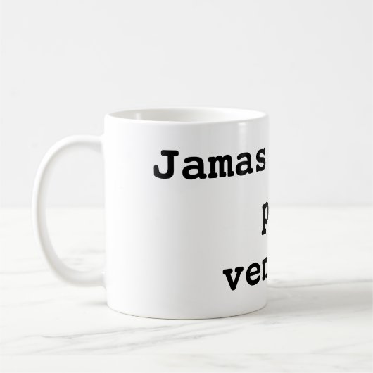 Jamas te des por vencido コーヒーマグカップ (左)