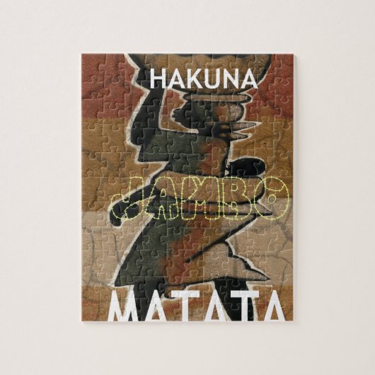 Jambo Habari Hakuna Matata. ジグソーパズル (縦)