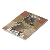 Jambo Habari Hakuna Matata. ノートパッド (回転)