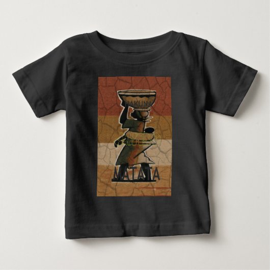 Jambo Habari Hakuna Matata. ベビーTシャツ (正面)