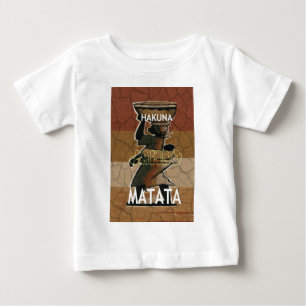 Jambo Habari Hakuna Matata. ベビーTシャツ