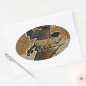 Jambo Habari Hakuna Matata. 楕円形シール (封筒)