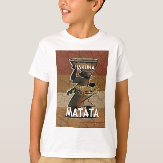 Jambo Habari Hakuna Matata. Tシャツ (正面)