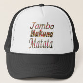 Jambo Hakuna Matata製カスタマイズ品- カスタマイズ キャップ (正面)