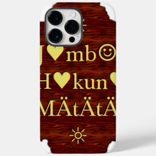 Jambo Hakuna Matata:アフリカ美術プリント/グラフィック Case-Mate iPhone 14 Pro Maxケース