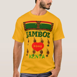 Jambo Hakuna Matata I love Kenya XOXO T-Shirt Tシャツ