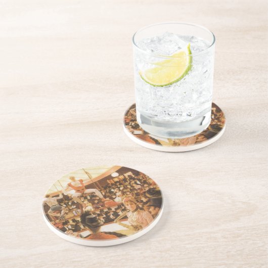 James スポーツの Tissotのレディース（別名サーカス恋人） コースター (側面)