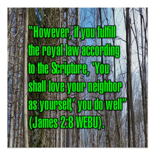 James 2:8 WEBU ポスター (正面)