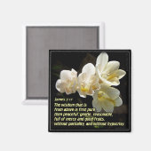 James 3v17 – 天の知恵2 マグネット (正面/裏面)