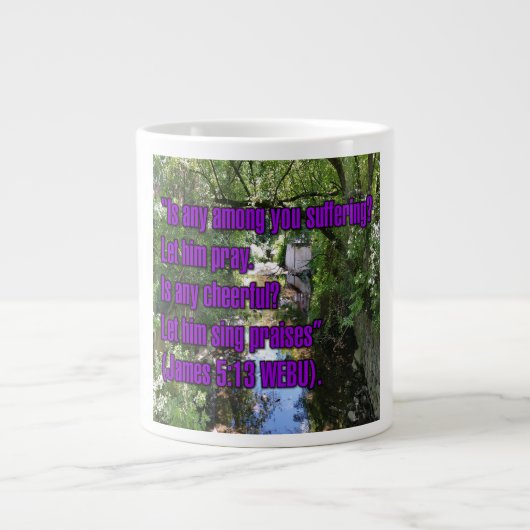 James 5:13 WEBU Mug ジャンボコーヒーマグカップ (正面)
