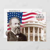 James A. Garfield – アメリカ合衆国20代大統領 ポストカード (正面/裏面)