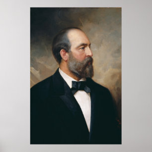 JAMES A. GARFIELD by Ole Peter Hansen Balling ポスター