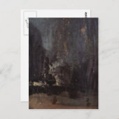 James Abbott McNeill Whistler – 黒のノクターン ポストカード (正面/裏面)