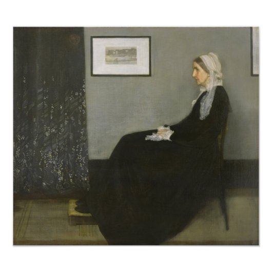 James Abbott Whistler – ウィスラーの母親 フォトプリント (正面)