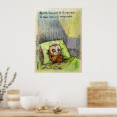 @james_blue_cat irkafirkaプリント ポスター (キッチン)