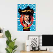 James Bond Gold Finger Vintage Japanese Movie ポスター (ホームオフィス)