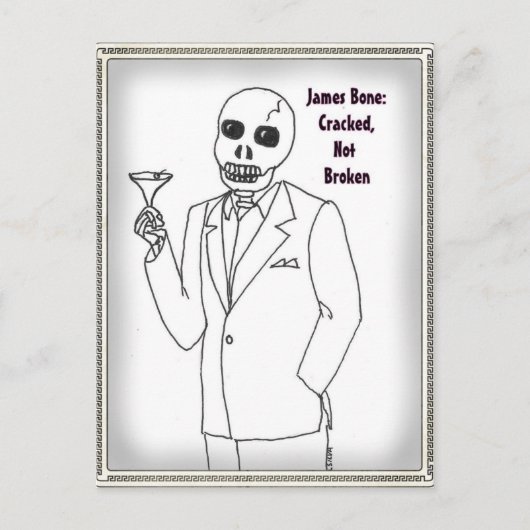 James Boneはがき ポストカード (正面)