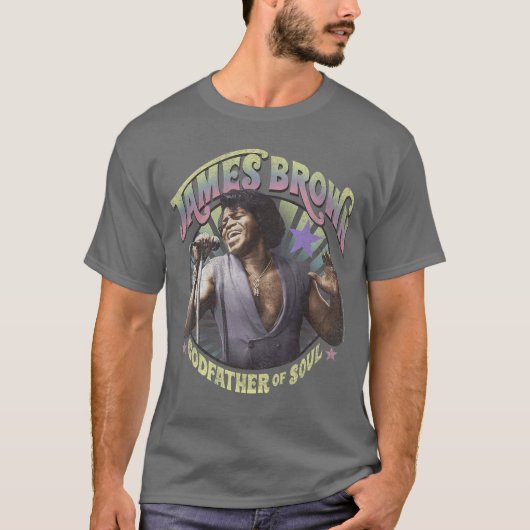 James Brown Godfather of Soul family family Tシャツ (正面)