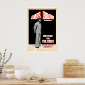 James Brown The Boss Music Fan Graphic Design ポスター (キッチン)