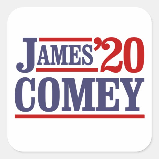 James Comey社長2020年 – スクエアシール (正面)