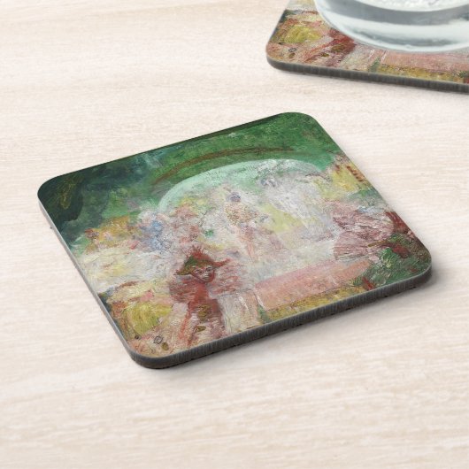 James Ensorによる仮装(1889) コースター (左側)