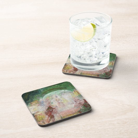 James Ensorによる仮装(1889) コースター (右側)