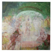 James Ensorによる仮装(1889) タイル (正面)