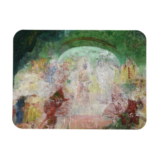 James Ensorによる仮装(1889) マグネット (横)