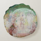 James Ensorによる仮装(1889) ラウンドクッション (裏面)