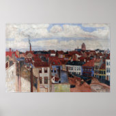 James Ensor The Rooftops of Ostend ポスター (正面)