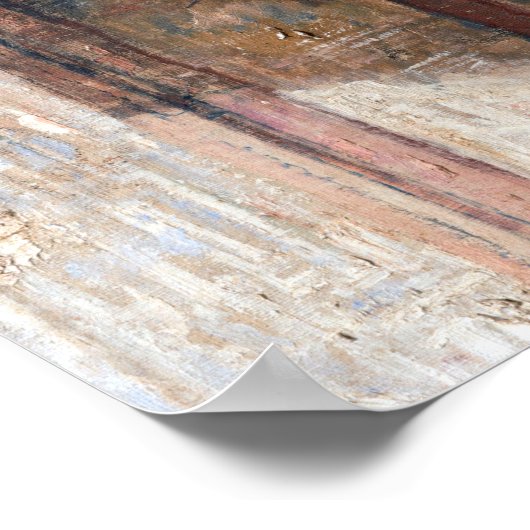 James Ensor The Rooftops of Ostend ポスター (角)