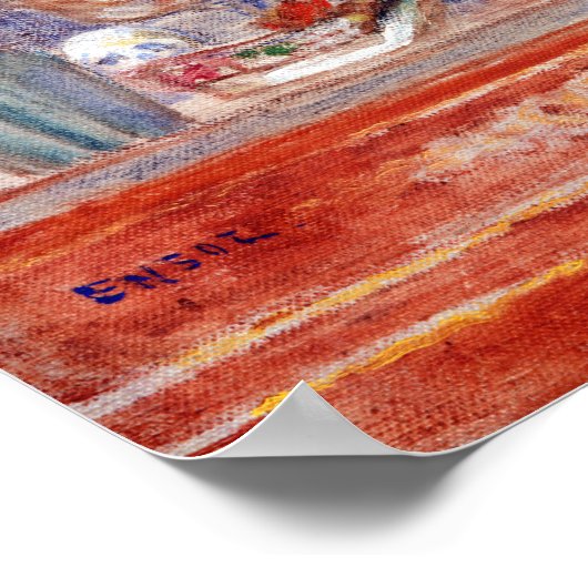 James Ensor Un bon coin chez moi ポスター (角)