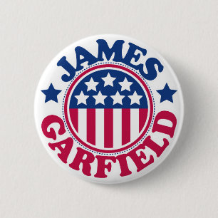 James Garfield米国の大統領 缶バッジ