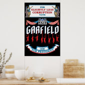 James Garfield 1880キャンペーンポスター ポスター (キッチン)