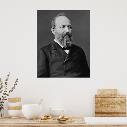 James Garfield 20th President ポスター (キッチン)