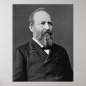 James Garfield 20th President ポスター (正面)