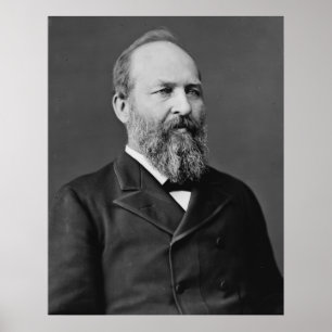 James Garfield 20th President ポスター
