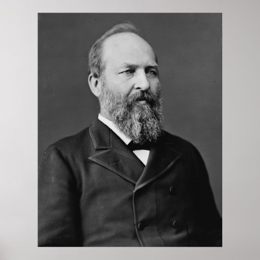 James Garfield 20th President ポスター (正面)