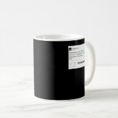 James Hardenのツイートおもしろい コーヒーマグカップ (正面右)