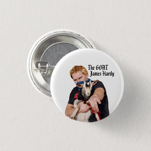 James Hardy Button 缶バッジ (正面&裏面)
