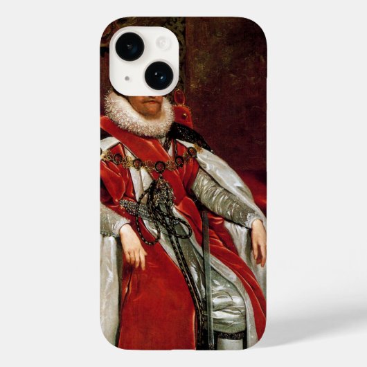 James I by Daniel Mytens Case-Mate iPhoneケース (裏面)