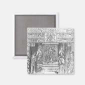 James I of England at Court マグネット (正面/裏面)
