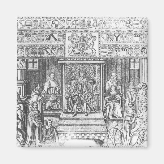 James I of England at Court マグネット (正面)