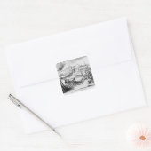 James II Landing at Kinsale, 1689年3月12日 スクエアシール (封筒)