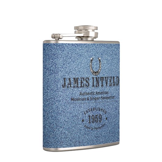 James Intveld Blue Denim Flask フラスク (右)
