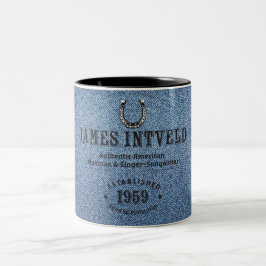 James Intveld Blue Denim Mug  ツートーンマグカップ