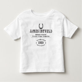 James Intveld Horseshoe Est. 1959 トドラーTシャツ
