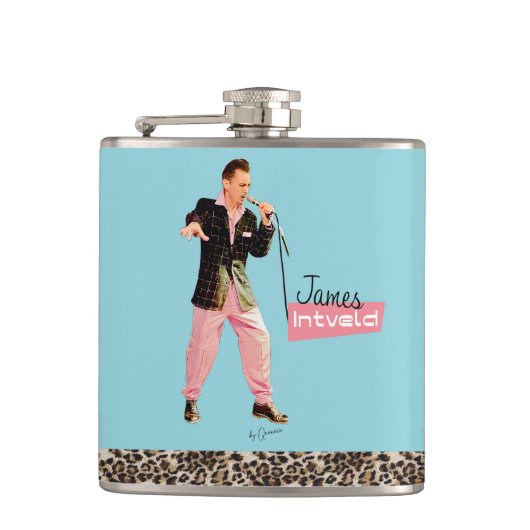 James Intveld Rockabilly Flask フラスク (正面)