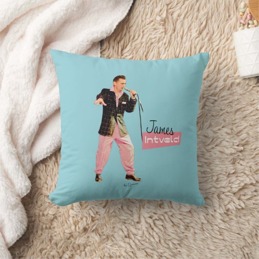 James Intveld Rockabilly Pillow  クッション (ブランケット)