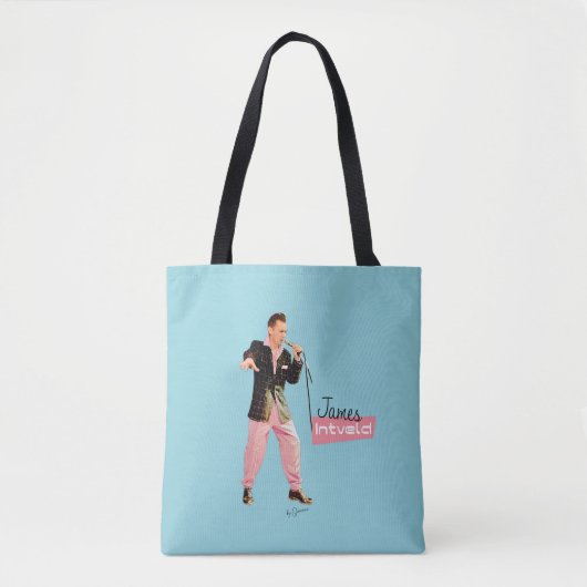 James Intveld Rockabilly Tote Bag トートバッグ (正面)